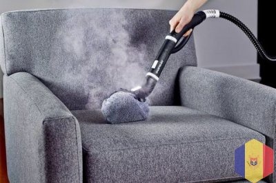 Сухая очистка мебели с профессиональным пылесосом