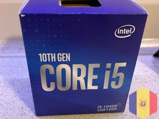 Процессор Intel Core i5-10400 Box, 1 год использования, есть гарантия на 3 года, цена 2600 лей