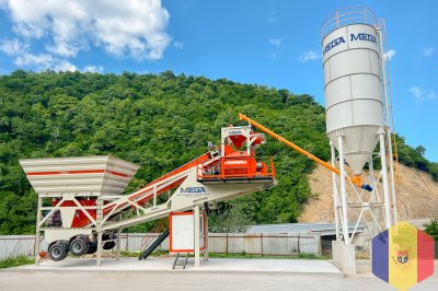 МОБИЛЬНЫЙ БЕТОННЫЙ ЗАВОД – 100 м³/ч – ГОТОВ К ПОСТАВКЕ