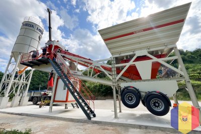 МОБИЛЬНЫЙ БЕТОННЫЙ ЗАВОД – 100 м³/ч – ГОТОВ К ПОСТАВКЕ