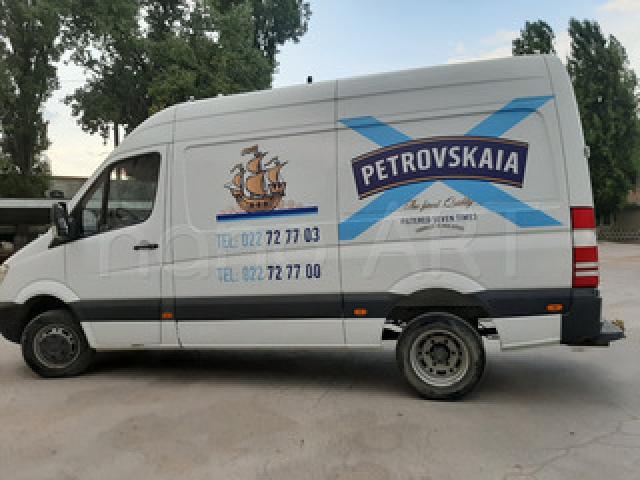 Брендирование автомобилей, оклейка пленкой машин, реклама на транспорте Кишинев Молдова.