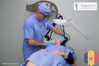 Tratament cu laser regenerarea pielii si eliminarea ridurilor in cabinetul de chirurgie laser “Laser