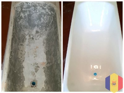 профессиональная реставрация ванн по всей молдове