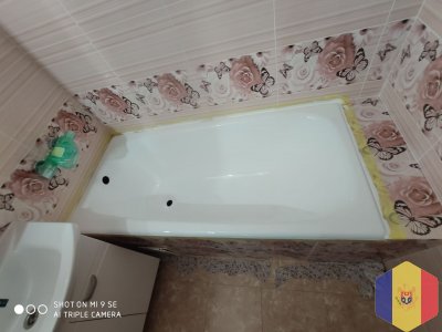 Реставрация ванн лучшим проверенным временем акрилом