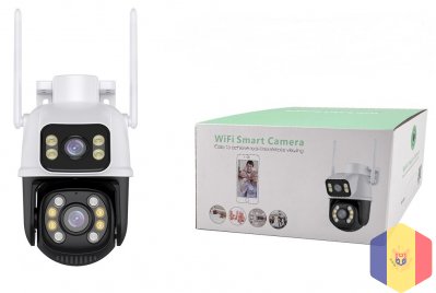 PTZ Dual lens camera c Wi-Fi подключением